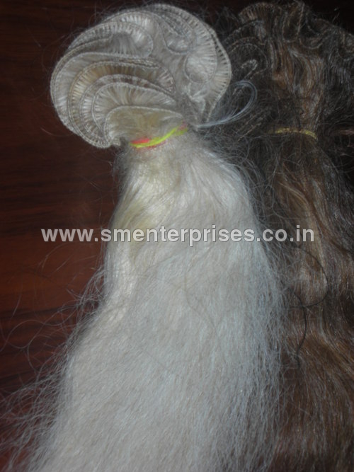 Single Drawn Blond Weft Hair