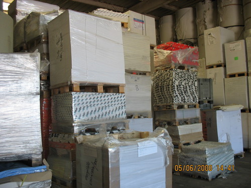 Stock lot paper