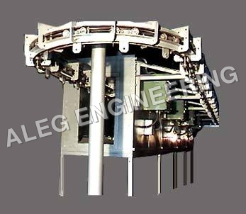 Four Wheel Conveyor with Oven