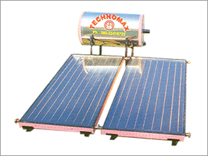Flat Plate Collector - Copper Absorber, Aluminum Box, Stainless Steel Tank 2.5 Sq M | Selective Coating, Toughened Glass, Rock Wool Insulation, Energy Saving