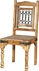 Wooden Chair - Solid Wood, 45x45x90 cm, Brown | Comfortable Seating, Decorative Carving, Traditional Style