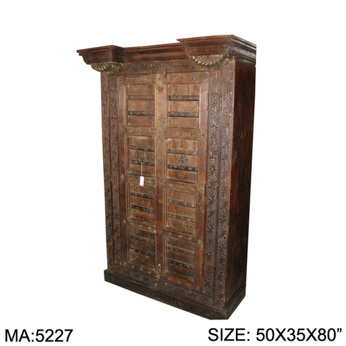 Carved antique almirah