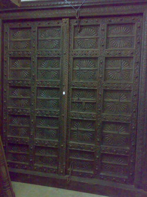 Antique king door