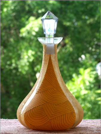 Glass Wine Decanter - Glass, 750ml, 15cm Base Diameter, 25cm Height | Elegant Design, Crystal Stopper, Aeration Enhances Taste
