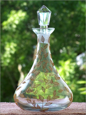 Glass Wine Decanter - Glass, 25cm Height, 750ml Capacity, Clear | Elegant Design, Hand-Painted Detail, Aeration Enhances Flavor