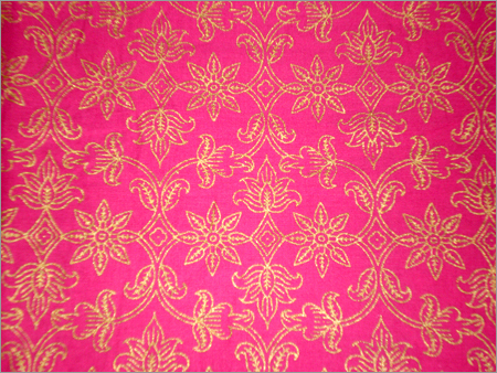 Gold Print Fabric