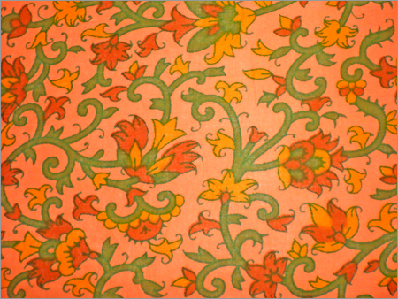 Pigment Kalamkari Print Fabric