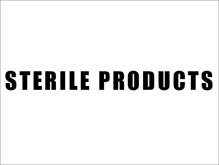 Sterile Products