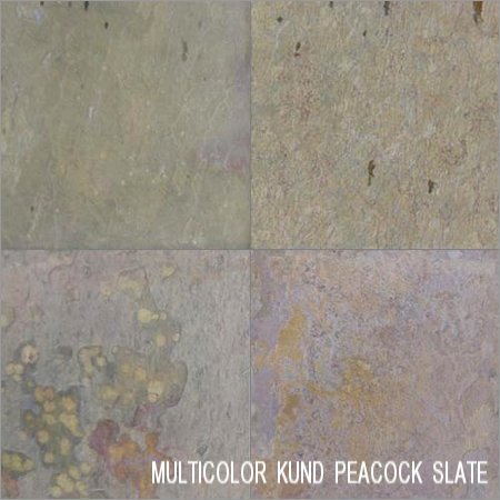 Multicolor Kund Peacock Slate