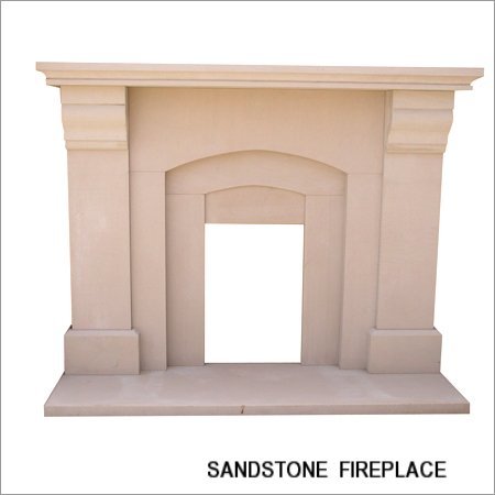 Sandstone Fireplace
