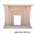 Sandstone Fireplace