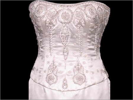 Bridal Embroidery On Fabric