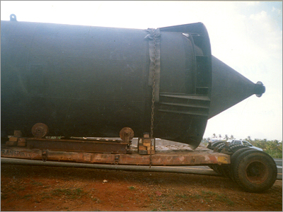 Rubber Lined Over Dimensional Vessel for Acids