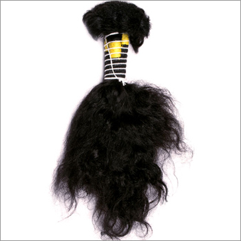 Natural Curly Black Hair - Remy Single Drawn