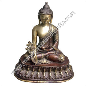 Metal Buddha Astmangal Statue