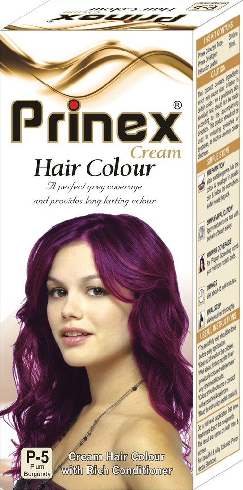 Plum Burgundy Cream Hair Colours