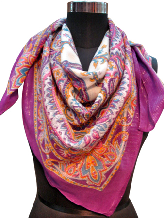 95% Cotton Scarf 100 x 100cms