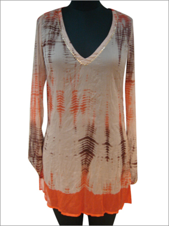 100% Nylon Chiffon Kurta