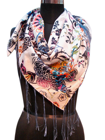 100% Cotton Scarf 100 X 100cms