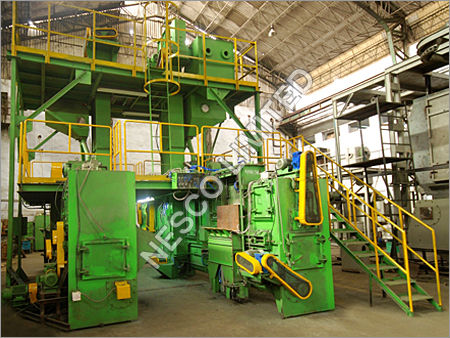 Coil Spring Shot Peening Machine