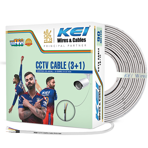 3+1 Cctv Cable - Color: Different Available