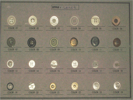 Laser Engraved Polyester Buttons