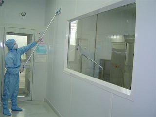 Clean Room Mopping System