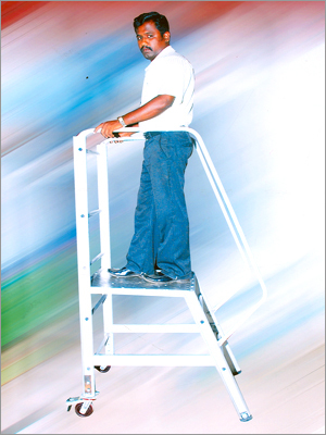 Aluminium Mobile Ladder