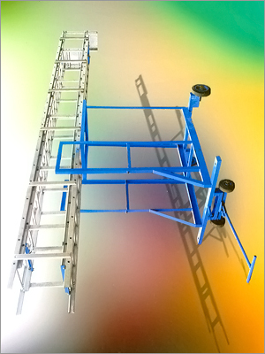 Tower Extension CUM Tiltable Trolley Ladder