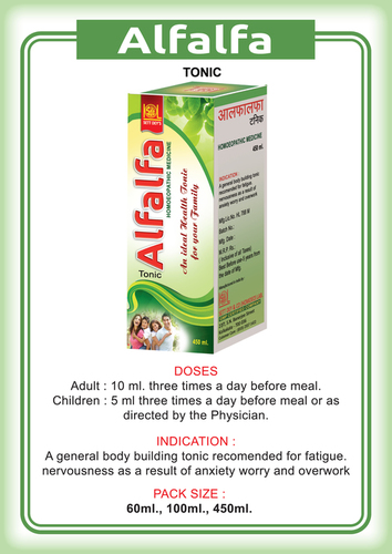 Alfalfa Health Tonic