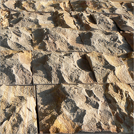 Rainbow Sandstone Artificially Clefted Wall Clad.