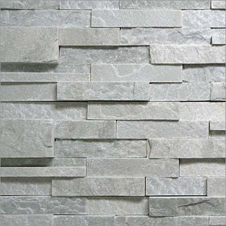 Snow White Quartzite Stack Stones