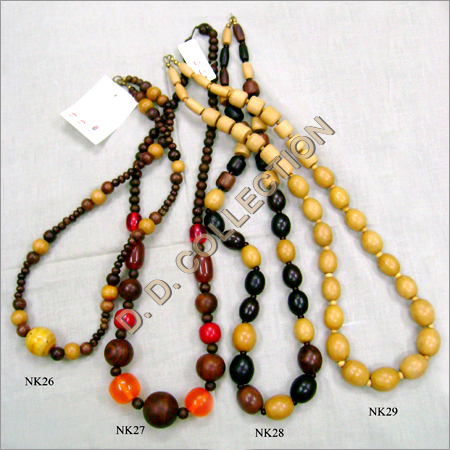 Wooden Beaded Necklace