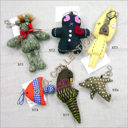 Stuffed Toy Key Rings