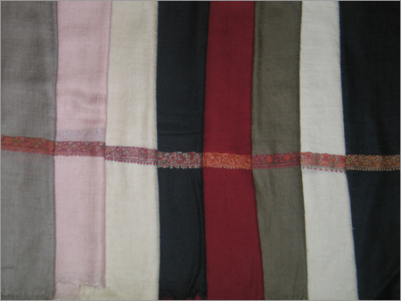 Pashmina Embroidery Shawls - Pashmina Silk, 70x200cm, Multicolor | Hand-Embroidered, Soft Texture, Elegant Design, Warmth