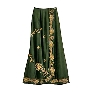 Embroidered Long Skirt