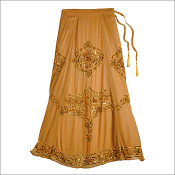 Sequined Long Skirt