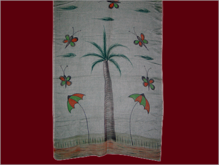 Silk Wool Hand Print