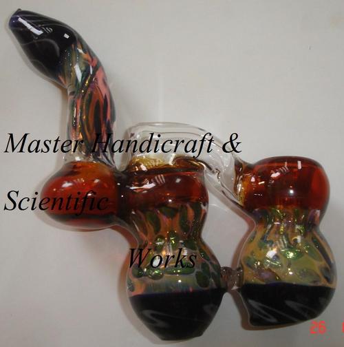 Color Tube Gold Smoking Pipes