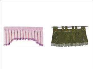 Pink And Green Box Plate & Box With Loops Valance