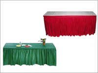 Table Cloths - Sateen, 13" x 58" | Green and Red, Plain Dyed, Ideal for Hotel, Restaurant, and Wedding Use, Weight: 1 kg