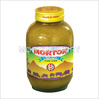 Ghee Jar - Glass 500ml, Yellow, 10cm Diameter, 15cm Height | Airtight Seal, Durable, Convenient Size