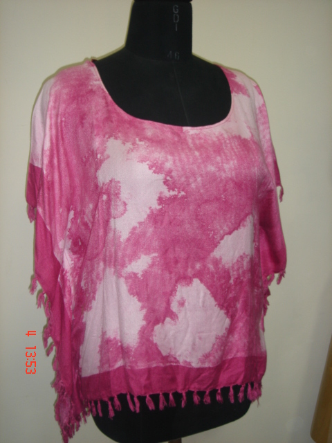 tye dye poncho