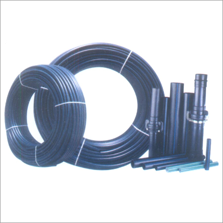 HDPE Irrigation Pipes - High Standard, Round Shape | Black Color, Warranty Included