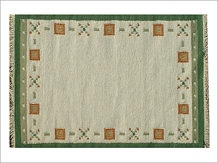 White Kelim Carpet
