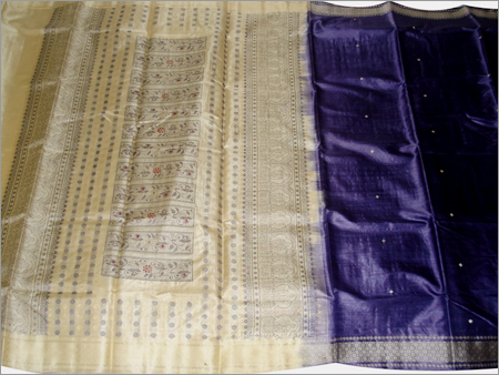 Tassar Jala Saree - Tassar Silk, 5.5 Meters, Beige | Luxurious Silk, Elegant Design, Soft Texture, Durable Fabric