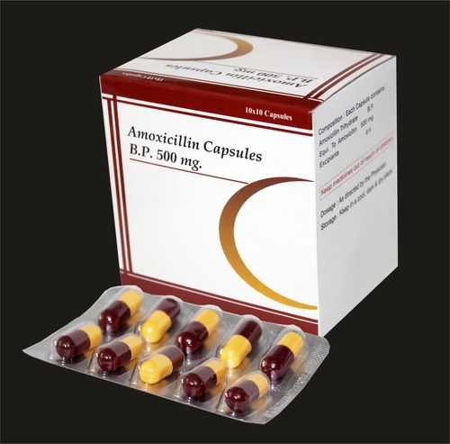 500 Mg Amoxicillin Capsules Antibiotic