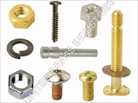 Brass Button Screw