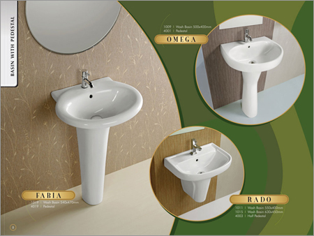 Basins With Pedestal