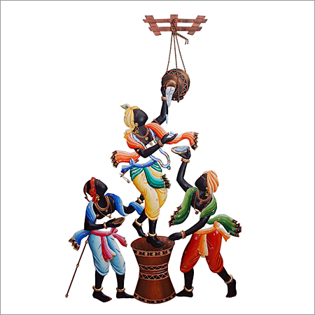Wall Hanging Krishna Makhan Chor